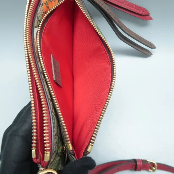 100% Authentic Gucci Brown W/P Leather Shoulder Bag 719-113024 - Picture 9 of 12